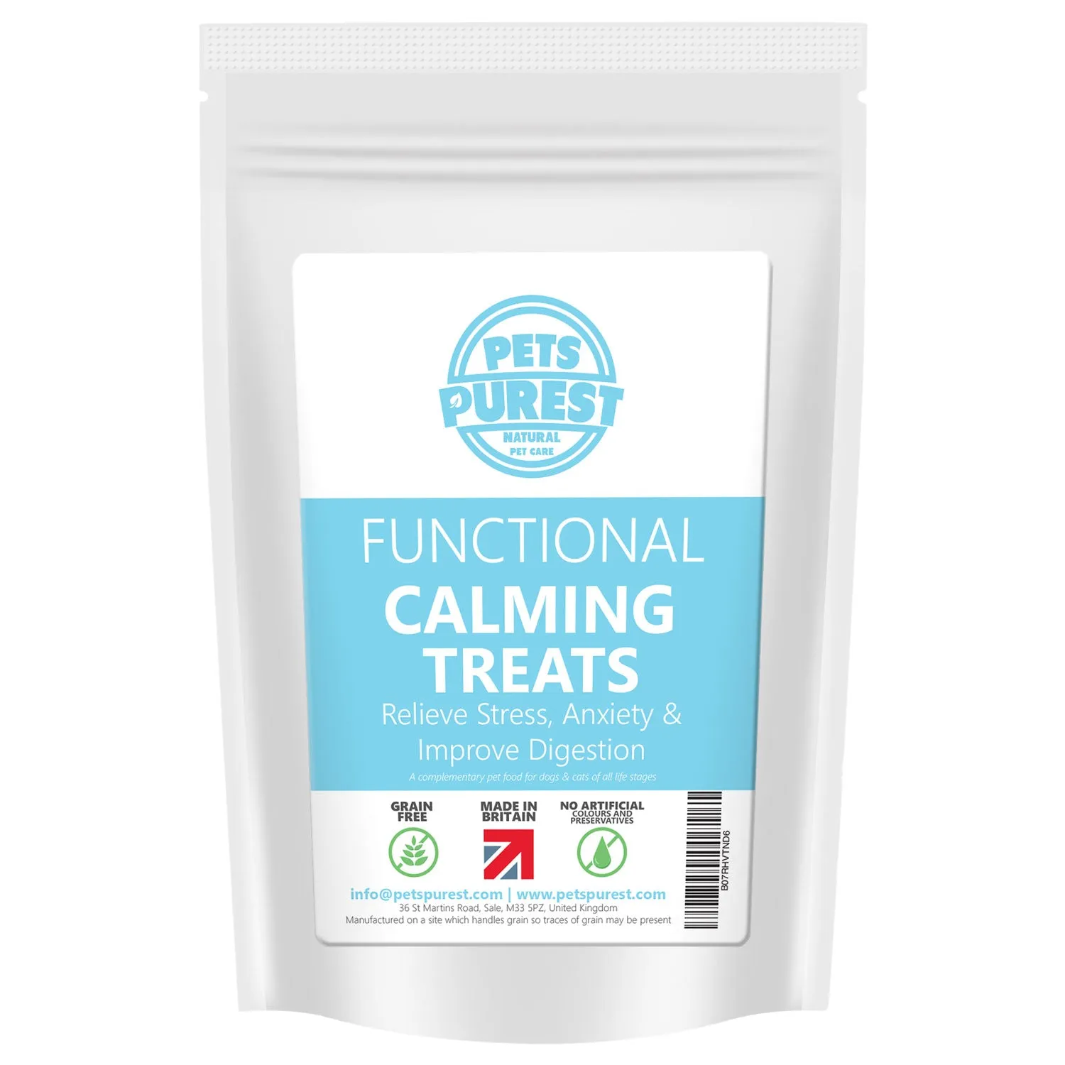 100% Natural Grain Free Calming Premium Treats | 70g