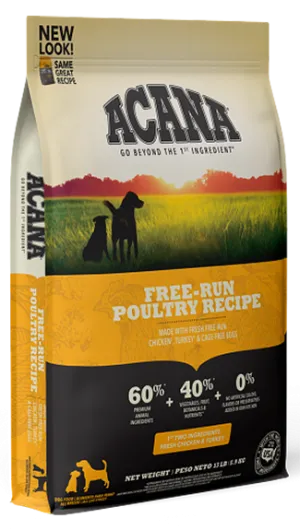 ACANA Dry Food: Free-Run Poultry Recipe