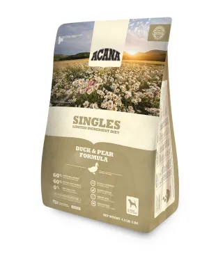 Acana Singles - Duck & Pear Dry Dog Food 4.5lb