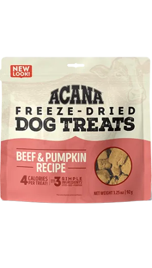 ACANA Singles Treats: Freeze-Dried Beef & Pumpkin Formula