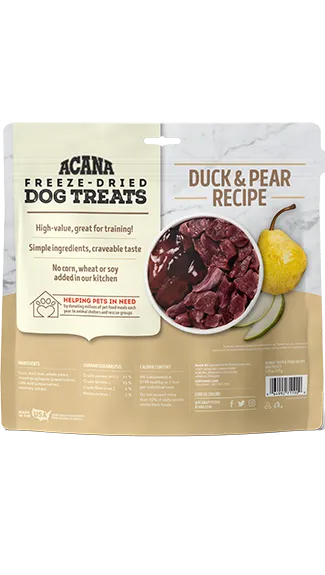 ACANA Singles Treats: Freeze-Dried Duck & Pear Formula