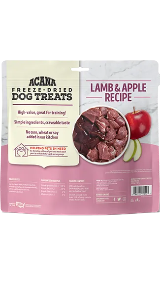 ACANA Singles Treats: Freeze-Dried Lamb & Apple Formula