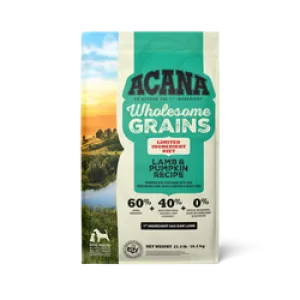 ACANA Wholesome Grains Lamb & Pumpkin Limited Ingredient Dry Dog Food