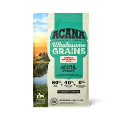 ACANA Wholesome Grains Lamb & Pumpkin Limited Ingredient Dry Dog Food