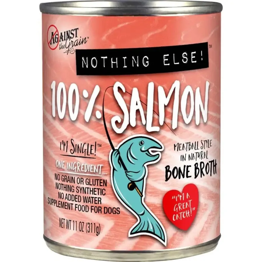 Against the Grain Nothing Else 100% One Ingredient Adult Wet Dog Food Salmon