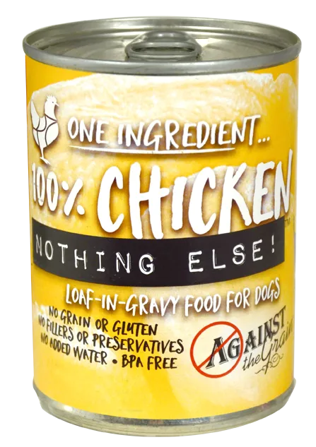 Against the Grain Nothing Else Grain Free One Ingredient 100% Chicken Canned Dog Food