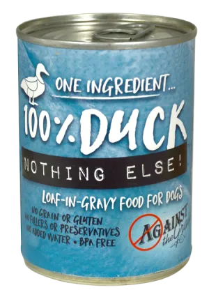 Against the Grain Nothing Else Grain Free One Ingredient 100% Duck Canned Dog Food