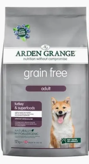 Arden Grange Adult Grain Free Turkey & Superfoods 12kg