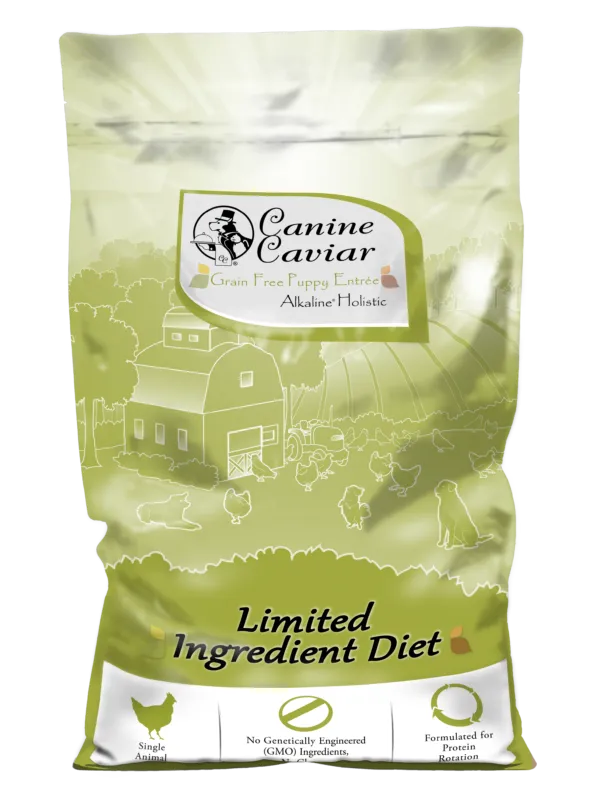 Canine Caviar Grain-Free Puppy Chicken and Split Pea Dry Dog Food