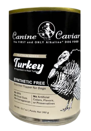 Canine Caviar Synthetic Free Gourmet Turkey Canned Food