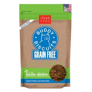 Cloud Star Grain-Free Buddy Biscuits, Tender Chicken Cat Treats 85g