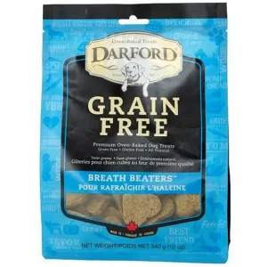 Darford Grain Free Breath Beaters Oven-Baked Dog Treats