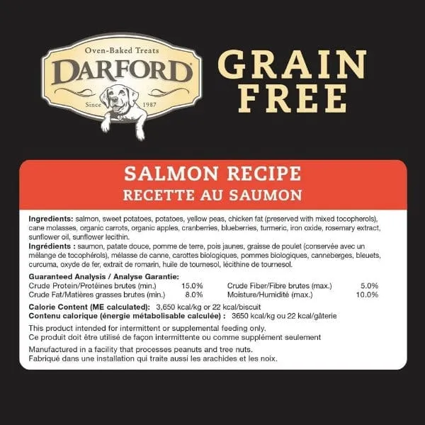 Darford Grain Free Salmon Recipe Oven-Baked Dog Treats