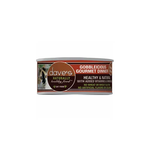 Dave's Pet Food Naturally Healthy Grain Free Gobbleicious Canned Cat Food