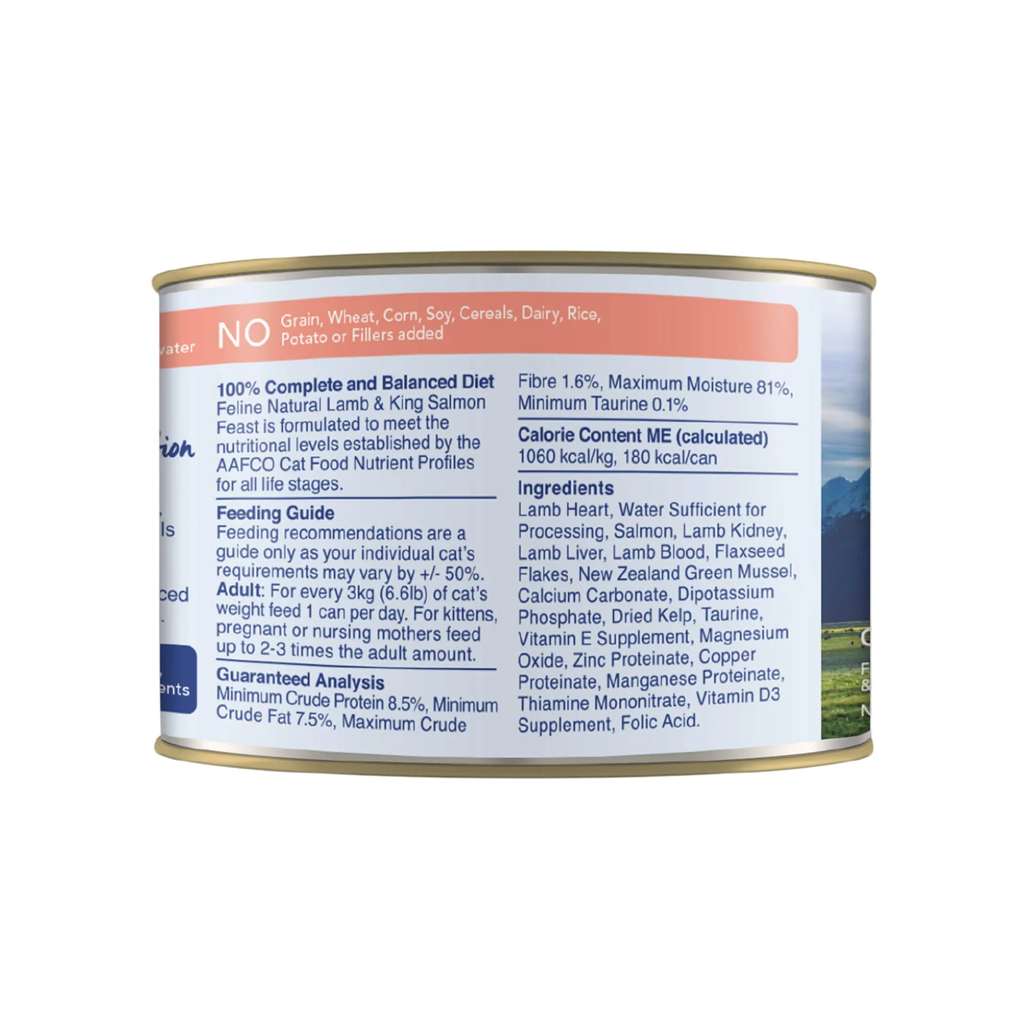 Feline Natural Grain-Free Canned Wet Cat Food