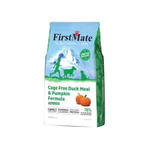 FirstMate Cage Free Duck Meal & Pumpkin Formula Grain-Free Dry Dog Food