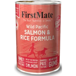 FirstMate Wild Pacific Salmon & Rice Formula Canned Dog Food