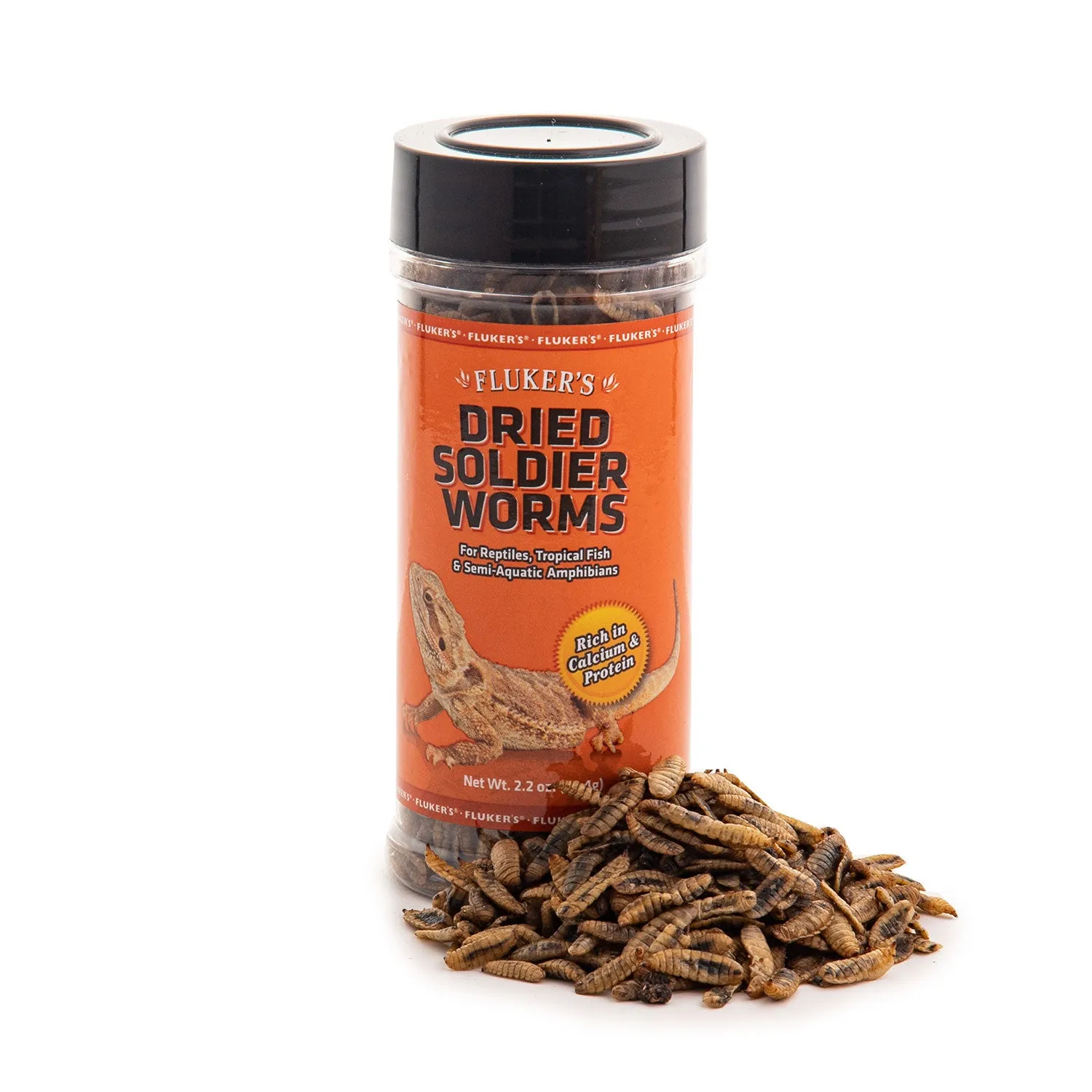 Fluker's Dried Soldierworms Reptile Food