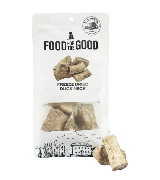 Food For The Good Freeze Dried Cat & Dog Treats (Duck Neck)