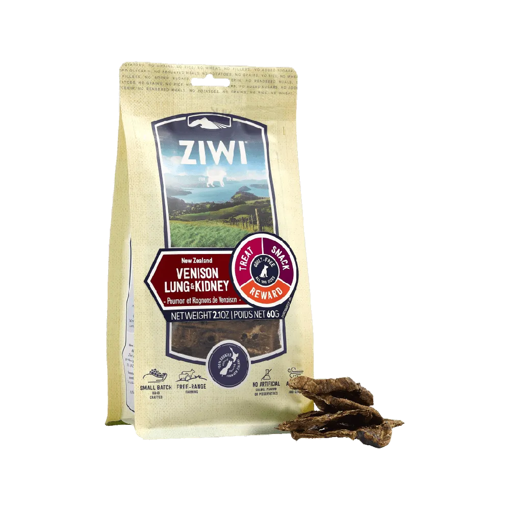 Gently Air Dried Venison Lung & Kidney Dog Treats