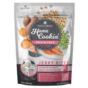 Grain Free Salmon & Sweet Potato Jerky Bites | 12 oz | Paula Deen Home Cookin'