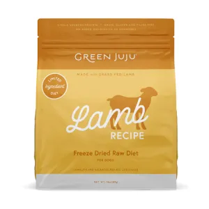 Green Juju Lamb Recipe Freeze Dried Dog Food 14oz