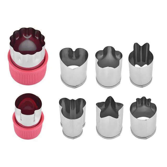 Happy Snacks Fruits/Vegetable Cutters (8 pcs set)