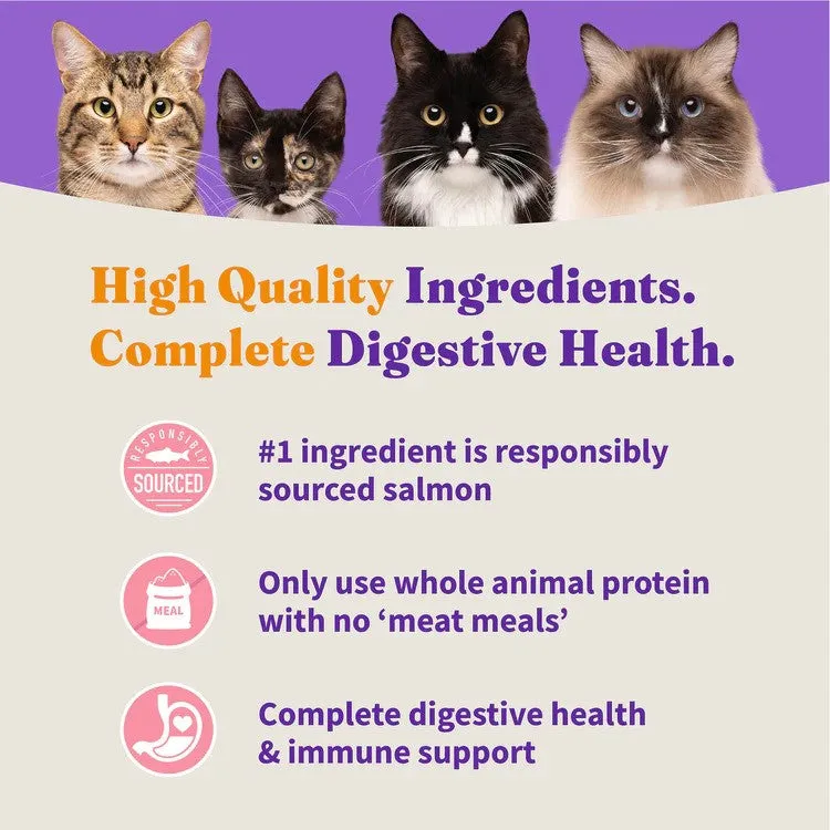 Holistic Healthy Grains Wild Salmon & Whitefish Adult Cat Dry Food