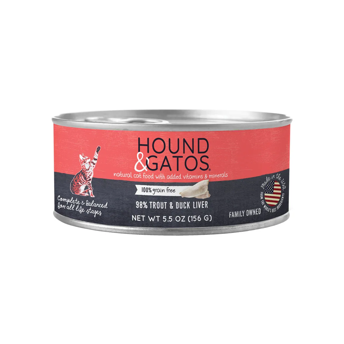 Hound & Gatos Canned Cat Food