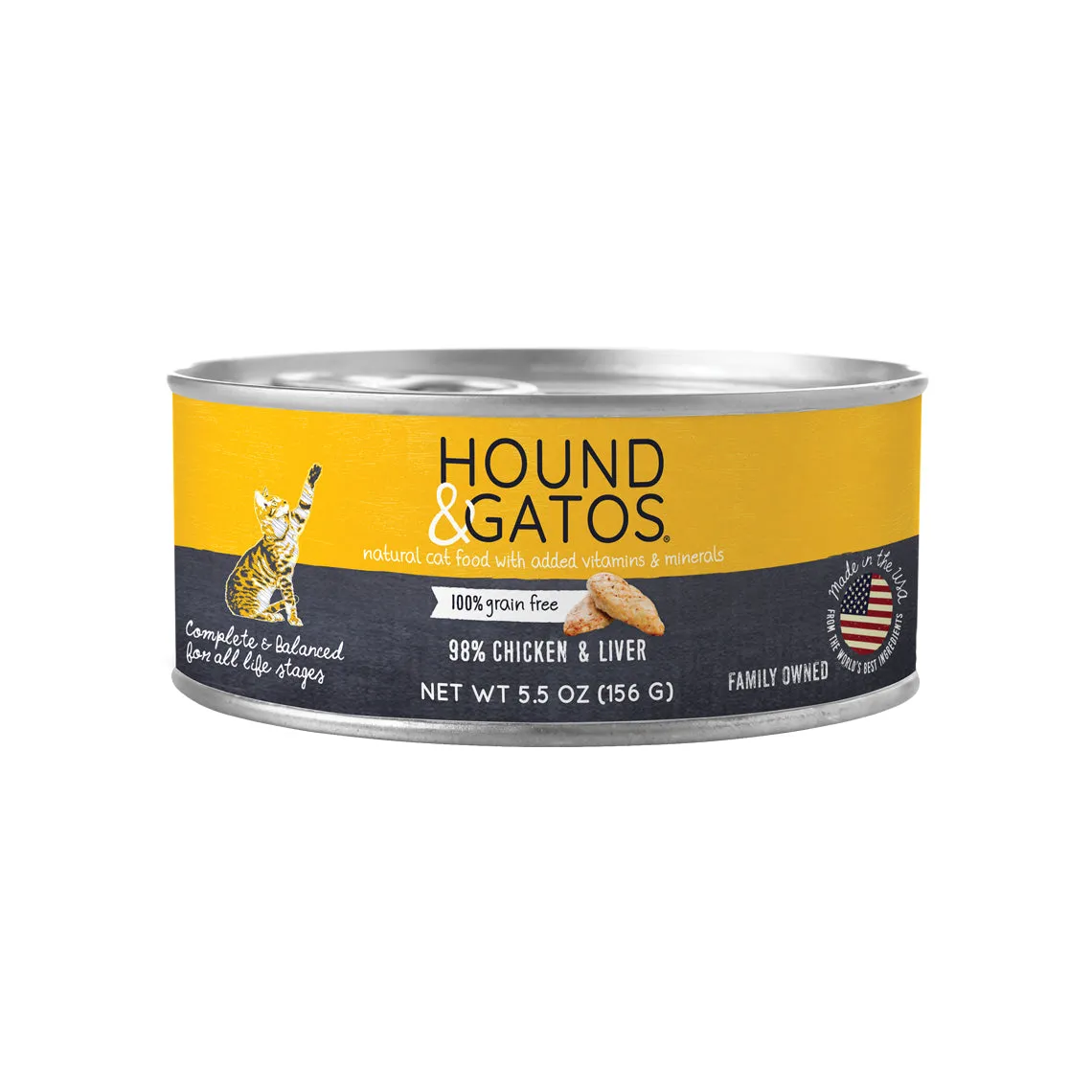 Hound & Gatos Canned Cat Food