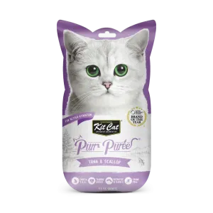 KitCat Purr Puree Tuna & Scallop 60g (4 x 15g)