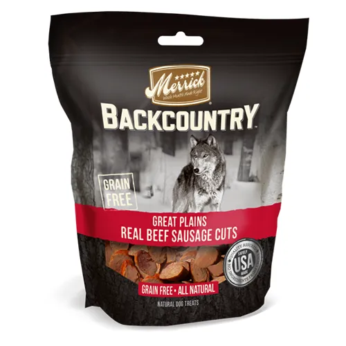 Merrick Backcountry Great Plains Real Beef Sausage Cuts