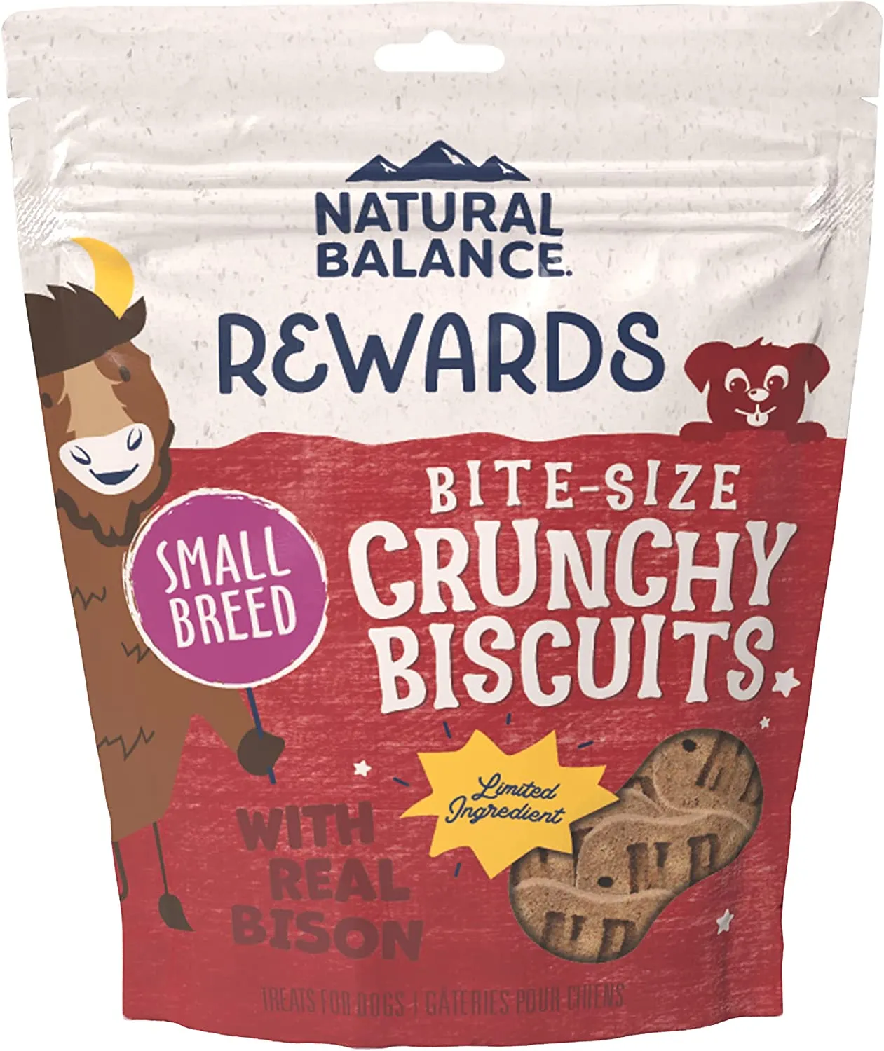 Natural Balance Limited Ingredient Treats Small Breed Sweet Potato & Bison Formula