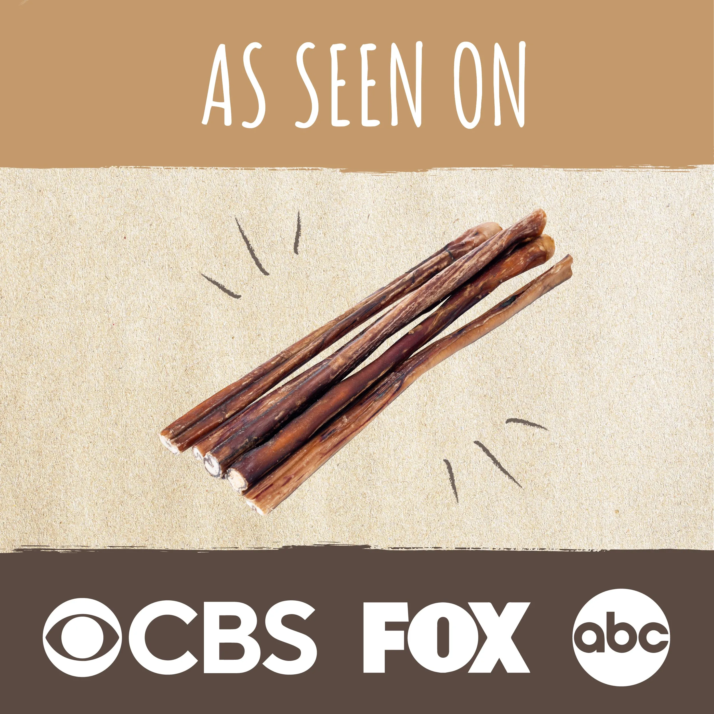 Natural Grass-Fed Bulk Bully Sticks for Dogs' Oral Health