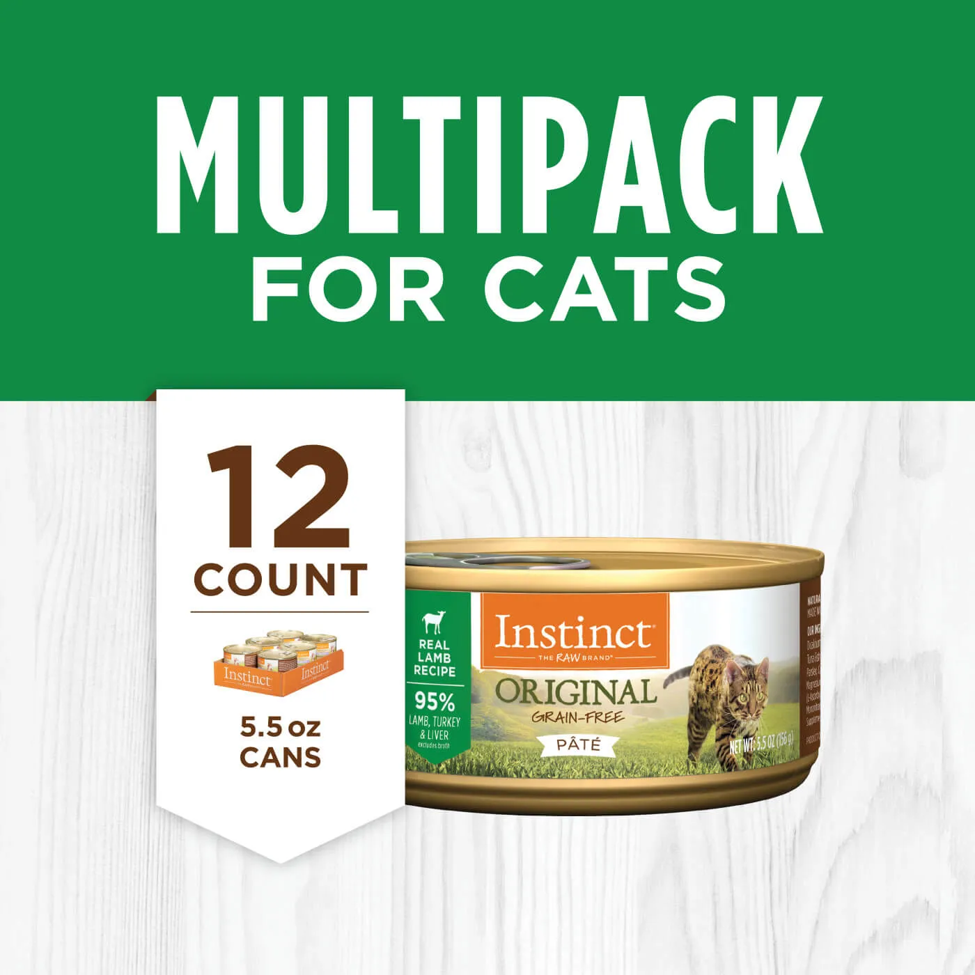 Nature's Variety Grain-Free Instinct Canned Cat Food