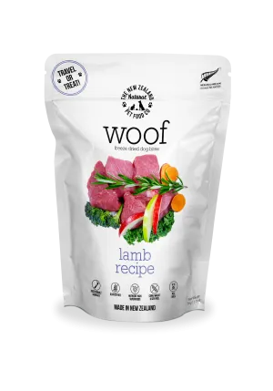 New Zealand Naturals Woof Freeze Dried Dog Treat Lamb 50g