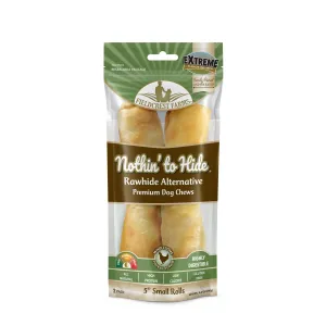 Nothin to Hide Chicken Roll Small Dog Treats 2 Pack