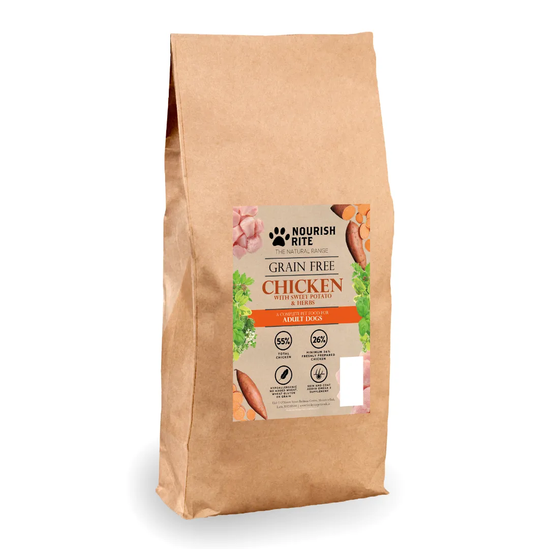 Nourish Rite Grain Free Adult Dog Food - Chicken