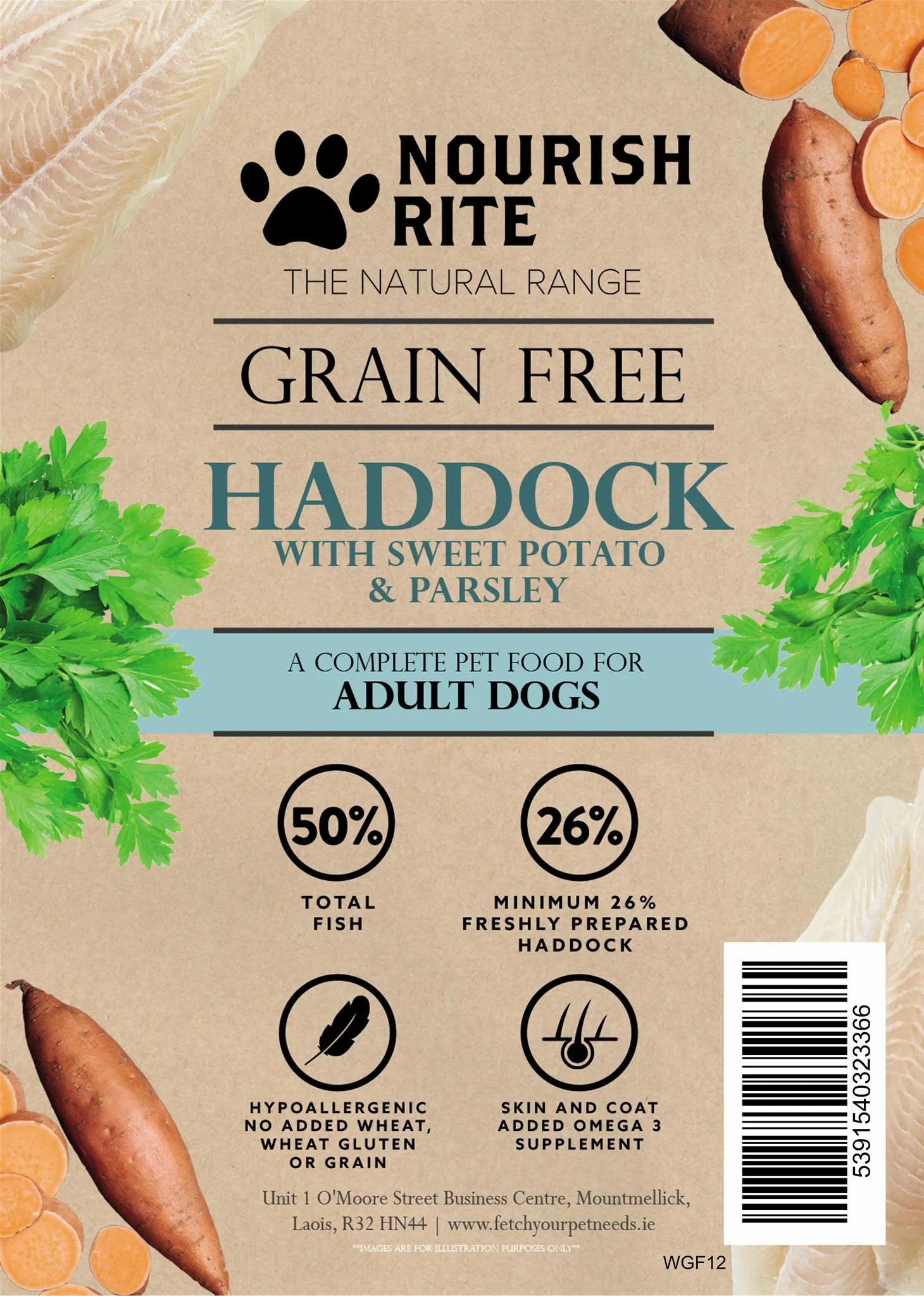 Nourish Rite Grain Free Adult - Haddock