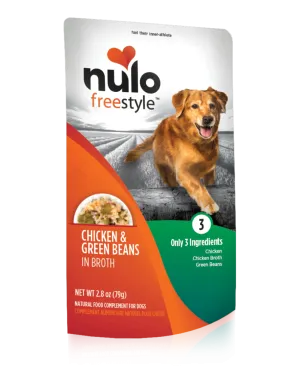 Nulo Chicken & Green Beans Dog Pouch in Broth