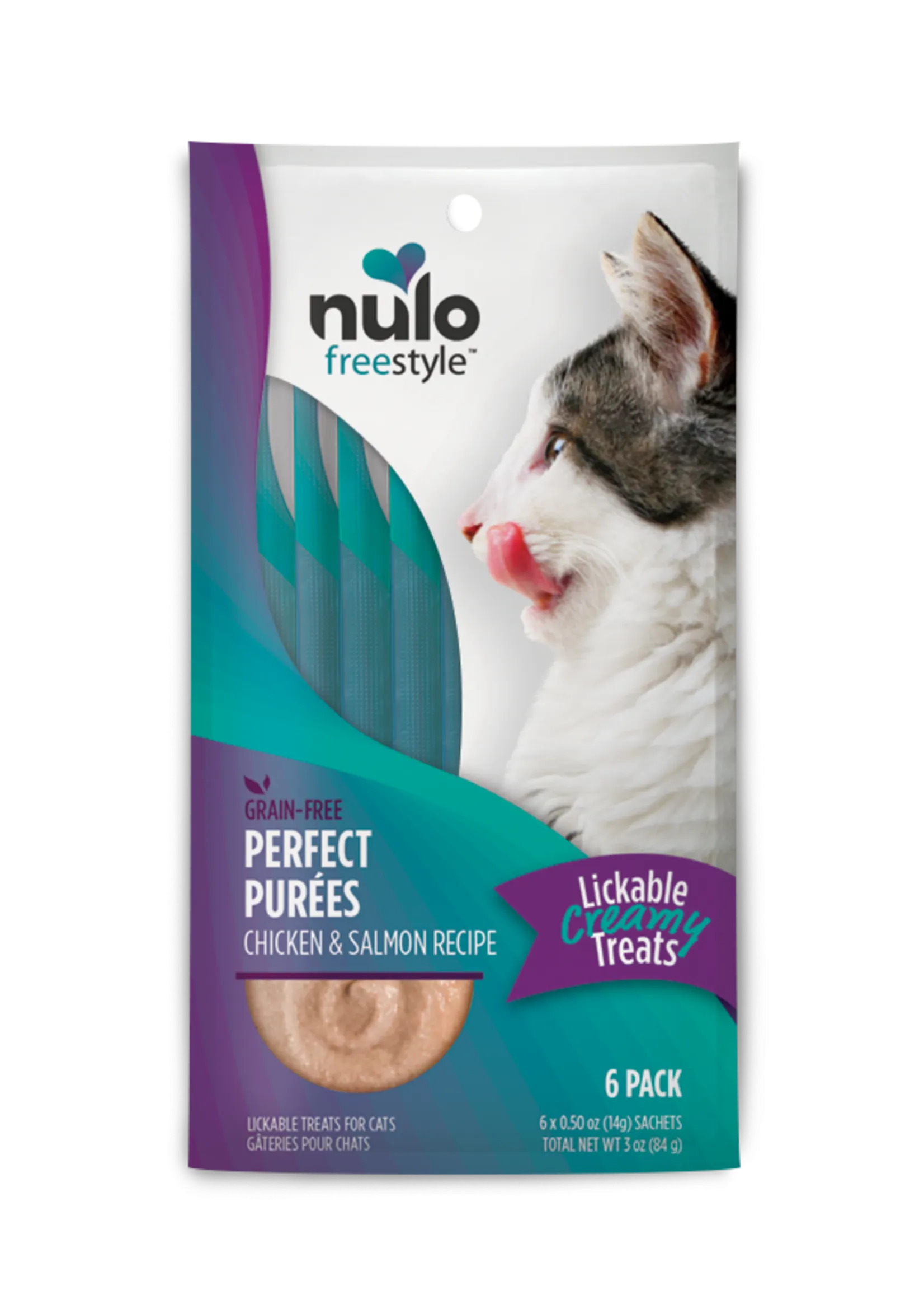 Nulo Chicken & Salmon Perfect Purees Lickable Treat