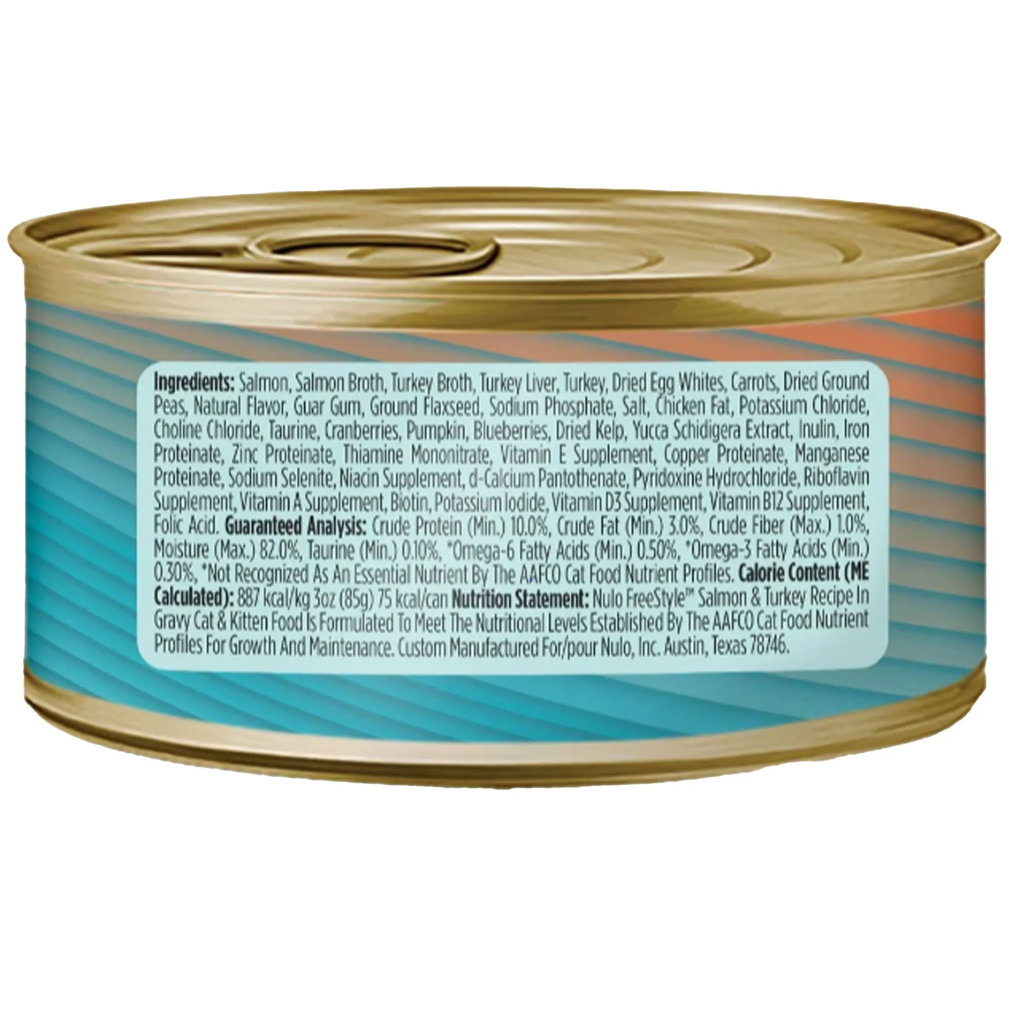 Nulo FreeStyle Minced Salmon & Turkey Wet Canned Cat Food