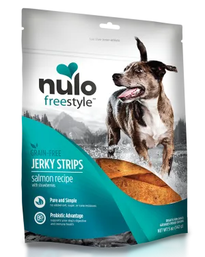 Nulo Freestyle Salmon & Strawberry Jerky Dog Treats 5oz