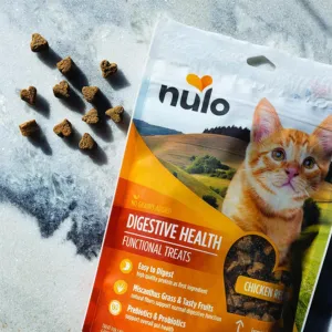 Nulo Functional Grain-Free Digestive Health Chicken Cat treats, 4 oz