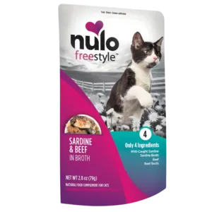 Nulo Grain-Free Sardine & Beef in Broth Cat Food Topper, 2.8oz