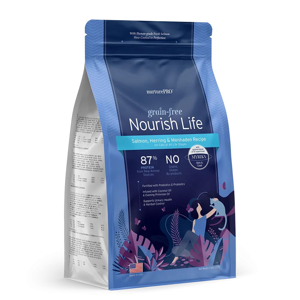 Nurture Pro Nourish Life - Cat Grain-Free Salmon, Herring & Menhaden 0.5lb