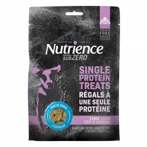 Nutrience Subzero Single Protein Treats Lamb Liver Grain Free Dog Treats 90g