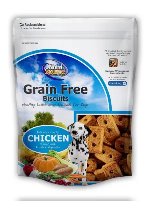 NutriSource® Grain Free Chicken Biscuits Dog Treats