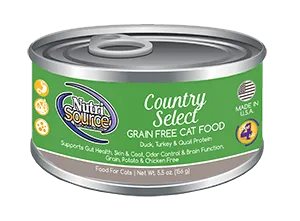 Nutrisource Grain Free Country Select Canned Cat Food