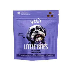 NutriSource Little Bites Grain Free Beef Dog Treats 6oz